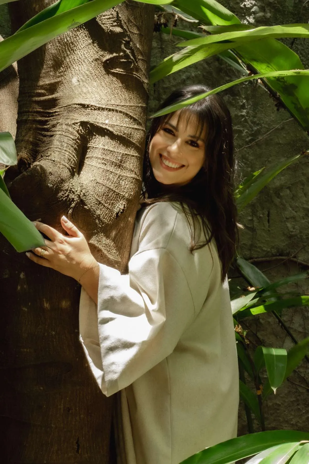 Nina em seu espaço terapêutico